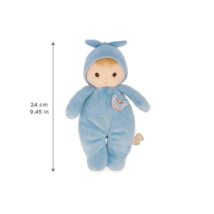 Kaloo Baby Doll - Blue Linen Style for Cozy Baby Cuddles