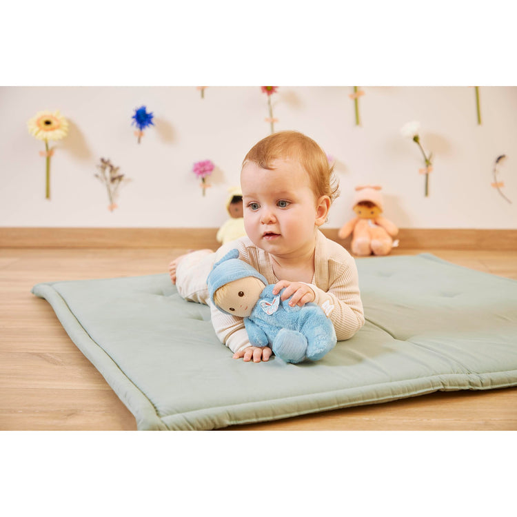 Kaloo Baby Doll - Blue Linen Style for Cozy Baby Cuddles