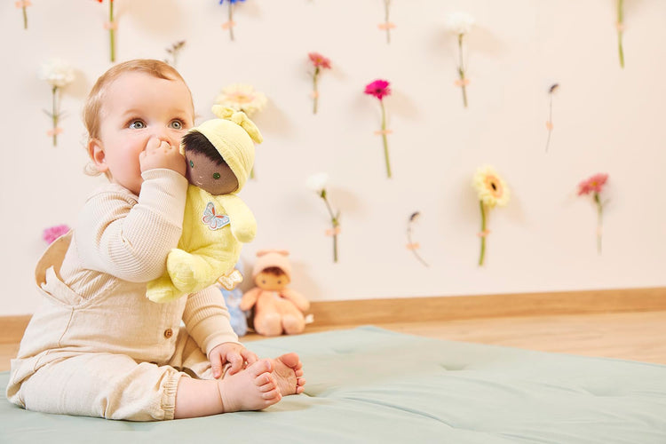 Kaloo Baby Doll - Yellow Mimosa Style for Snuggly Comfort