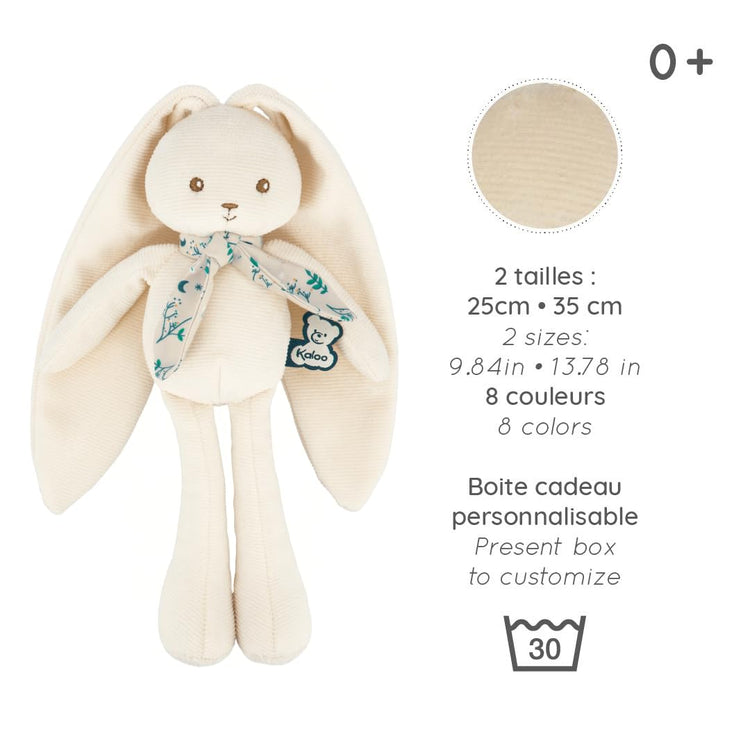 Kaloo Lapinoo Rabbit - Cream Corduroy for Cozy Bedtime Hugs