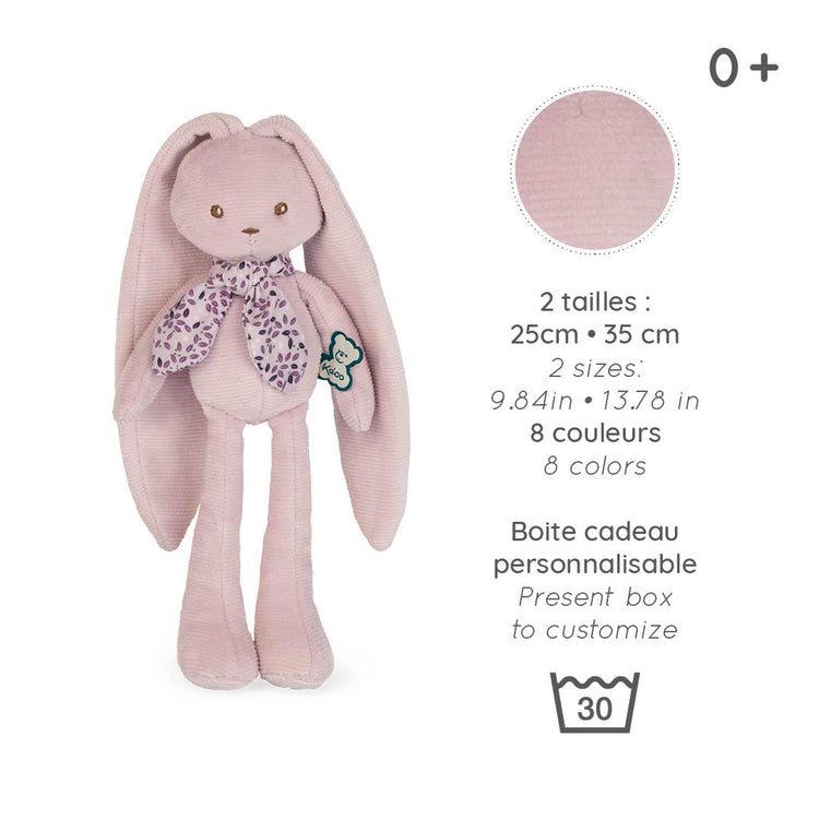 Kaloo Lapinoo Rabbit - Pink Corduroy in a Sweet Gift Box