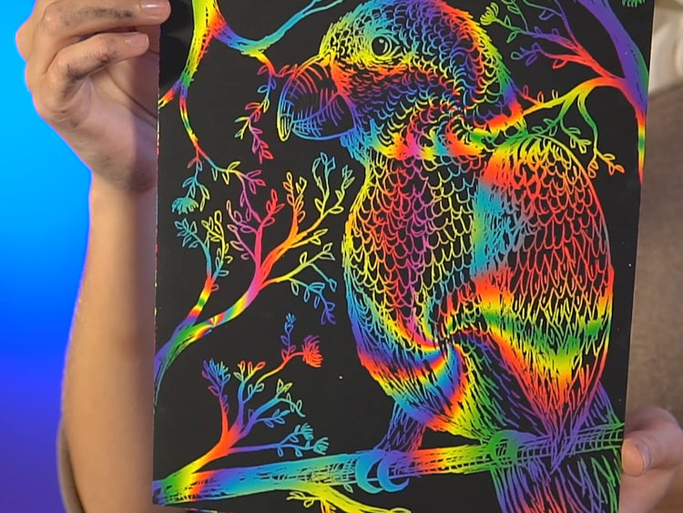 Marvin's Magic Super Bright Scratch Art - 48 Premium Scratch Boards