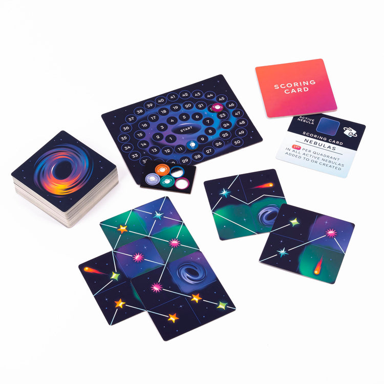 Outer Space Galaxy-Building Card Game