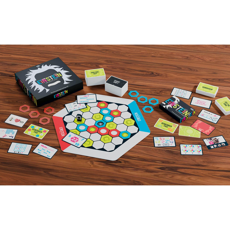 Professor Puzzle Einstein Card Game - 160 Cards, 8 Categories