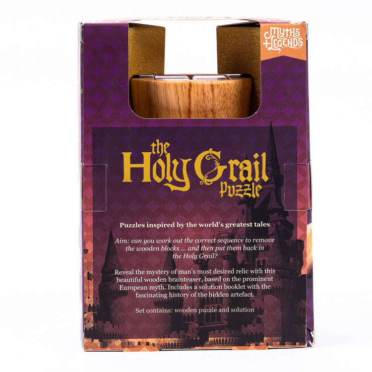 Professor Puzzle Holy Grail - Wooden Chalice Brainteaser