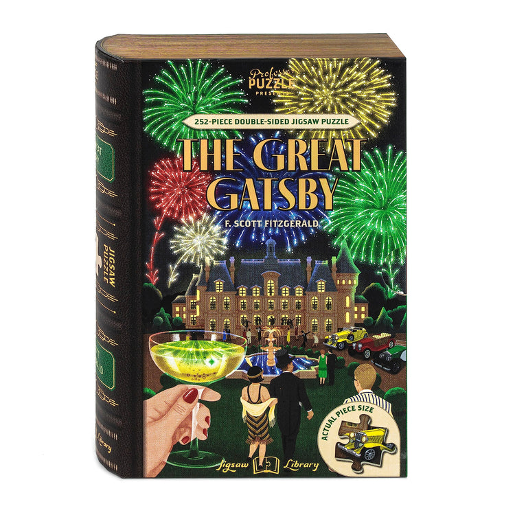 Professor Puzzle The Great Gatsby - 252-Piece 2-Sided Puzzle