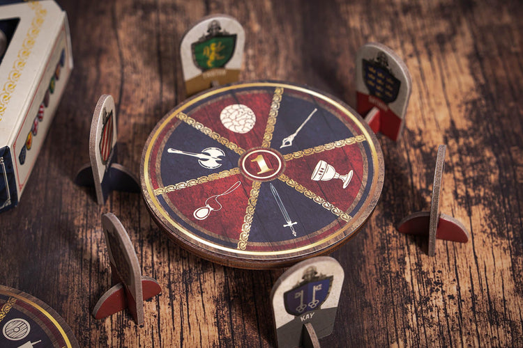 Knights of The Round Table - Solve 8 Wooden Logic Puzzles
