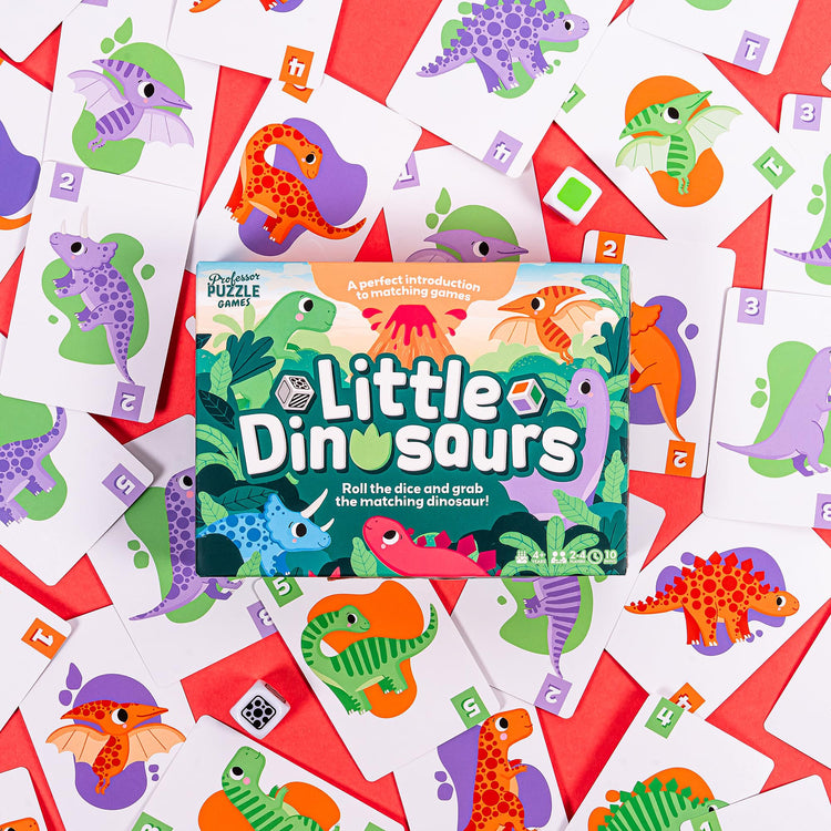 Professor Puzzle: Little Dinosaurs - Roll Dice & Match Dinos
