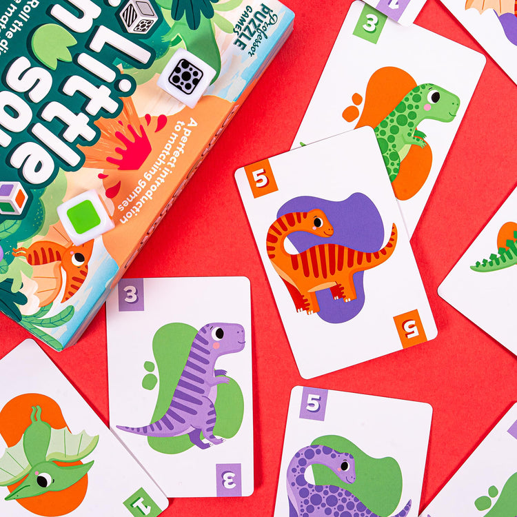 Professor Puzzle: Little Dinosaurs - Roll Dice & Match Dinos