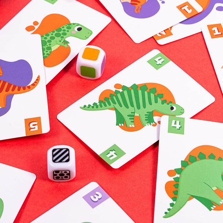 Professor Puzzle: Little Dinosaurs - Roll Dice & Match Dinos