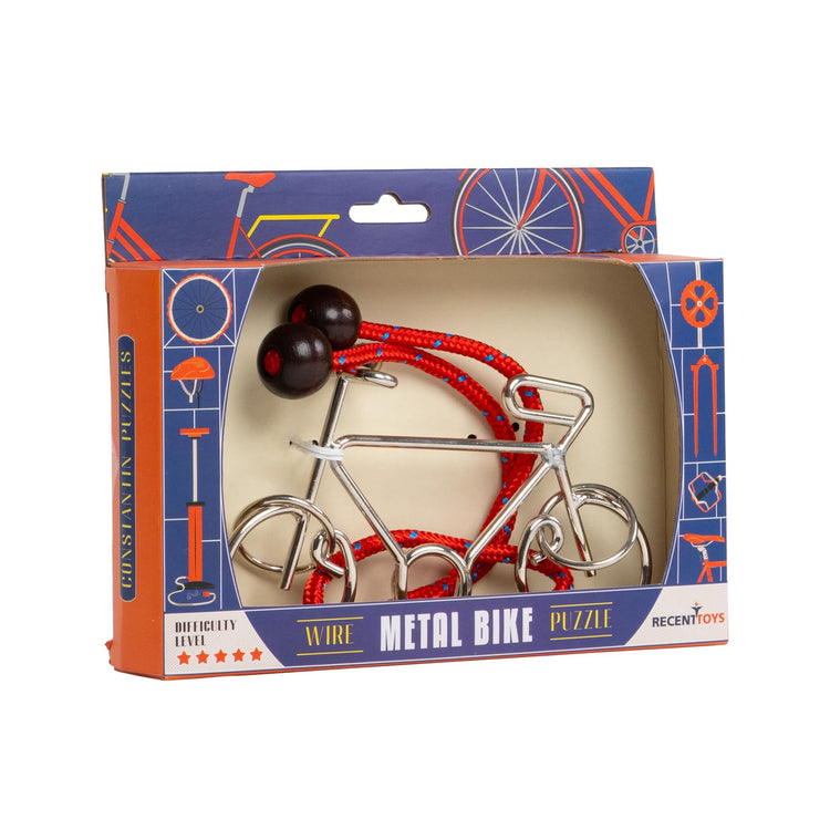 Constantin Metal Bike - Remove the Padlock Wire Puzzle Game