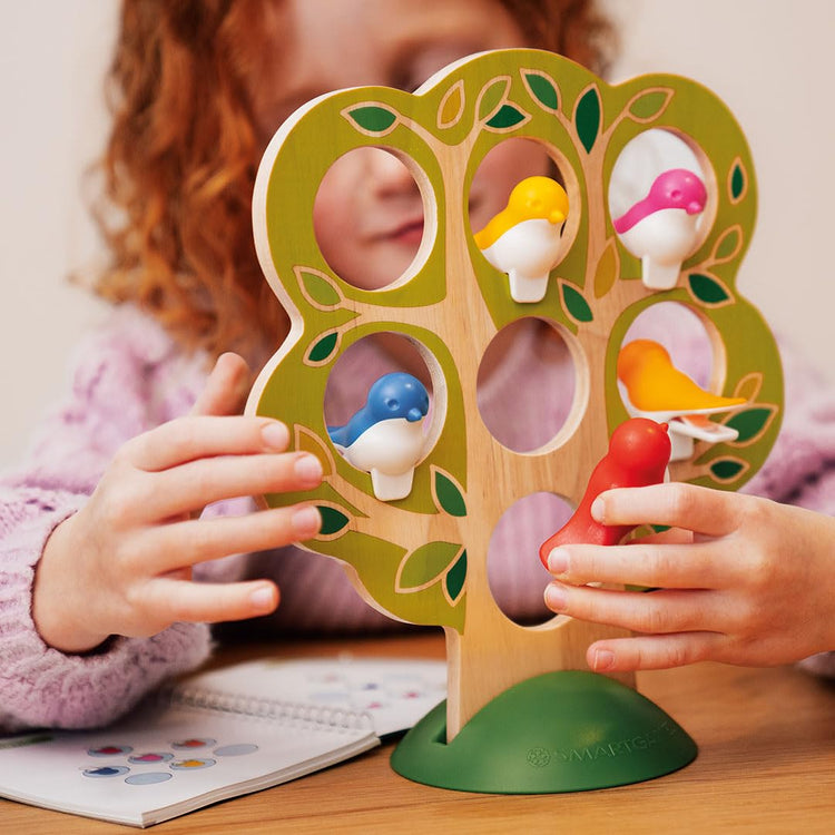 SmartGames 5 Little Birds - 5 Wooden Birds Deduction Puzzle