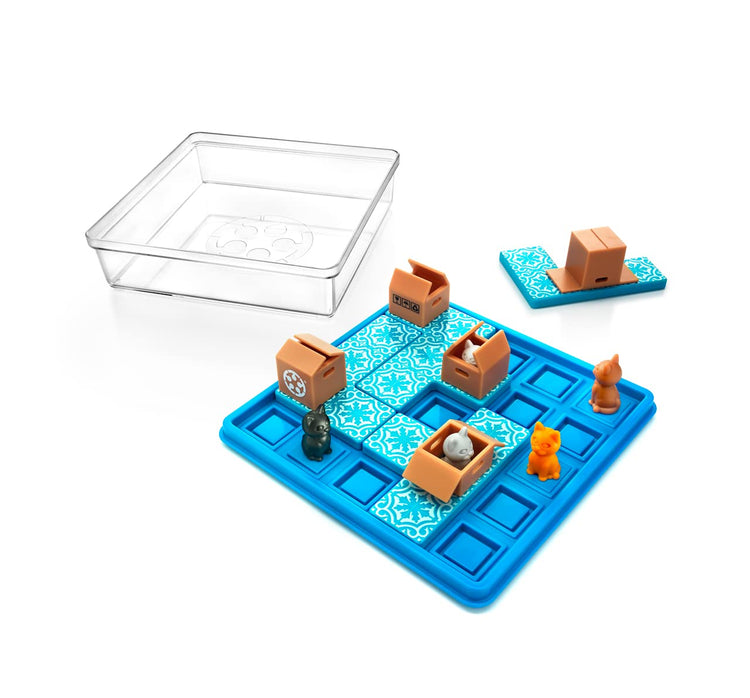 Cats & Boxes Logic Puzzle Game with 60 Challenges