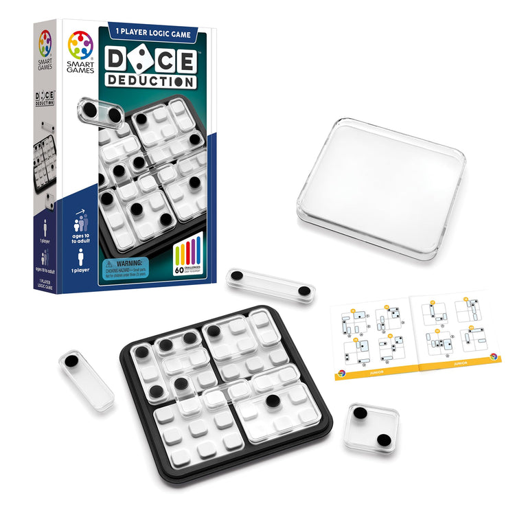 SmartGames Dice Deduction - Match Dice Sums in 60 Puzzles