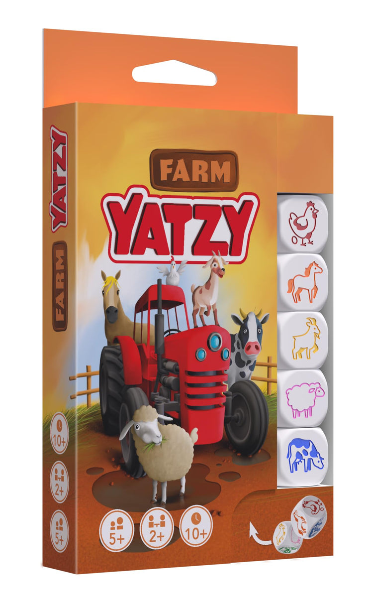 SmartGames Farm Yatzy - Classic Yahtzee Farm Dice