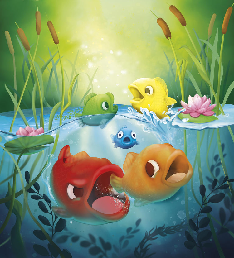 SmartGames FishTricks - 48 Fish Puzzles in Metal Travel Tin