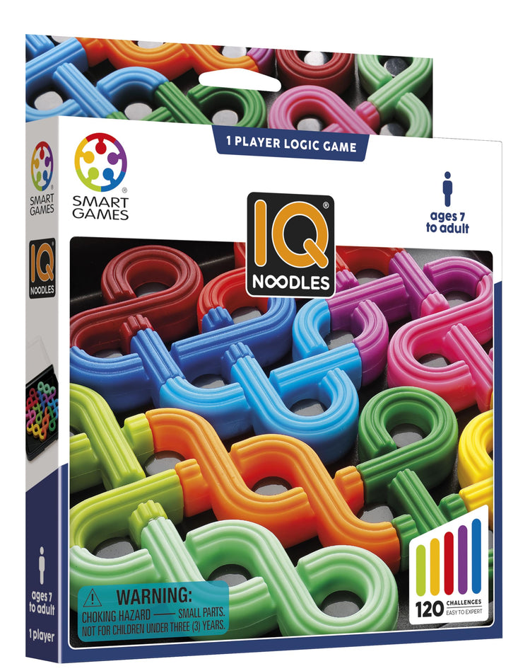 SmartGames IQ Noodles - 120 Puzzles with Two Play Modes