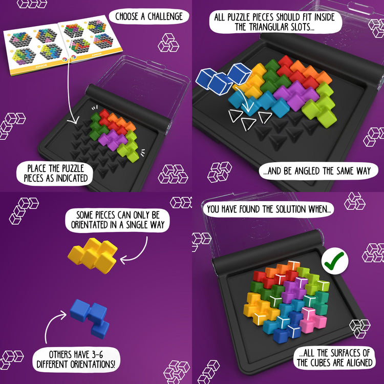 SmartGames IQ Perplex Travel Puzzle Game with 120 Challenges