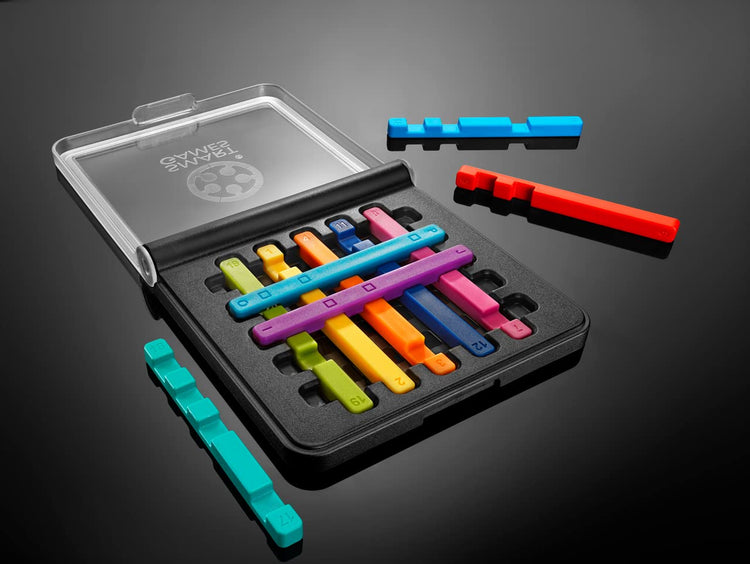 SmartGames IQ Stixx Stacking Travel Game with 120 Challenges