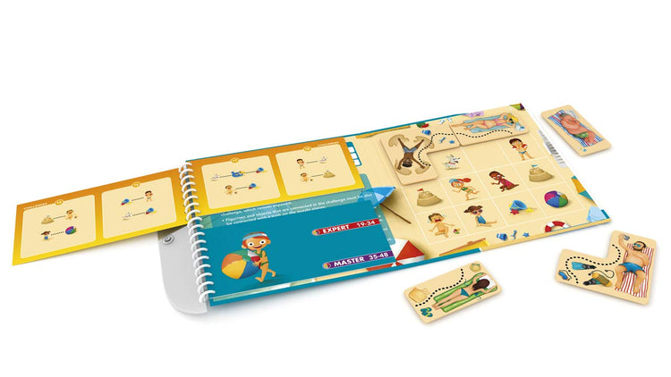 SmartGames Puzzle Beach - 48 Magnetic Beach Path Challenges