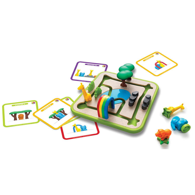 SmartGames Safari Park Jr. - 60-Challenge Animal Logic Puzzle