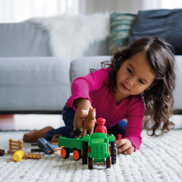 My First Farm Tractor Magnetic Building Set STEM Learning Toy