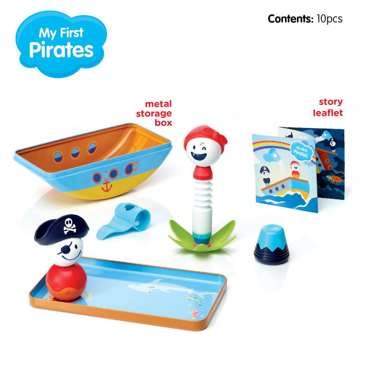 My First Pirates Magnetic Building Toy STEM Learning Set