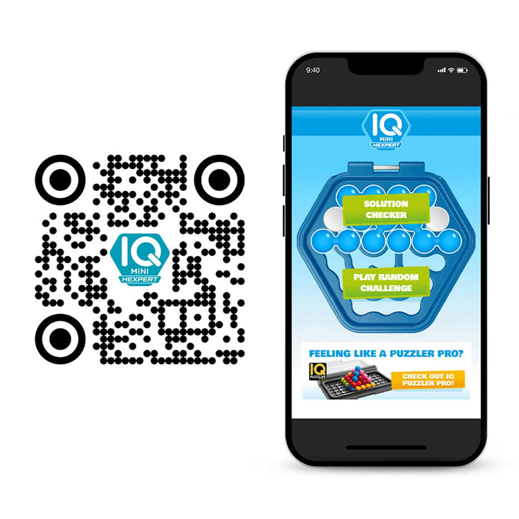 SmartGames IQ Mini Hexpert - Compact Hexagon Logic Puzzle