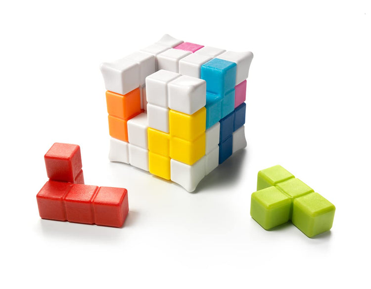 SmartGames Plug & Play Puzzler - 48 Colorful Cube Challenges