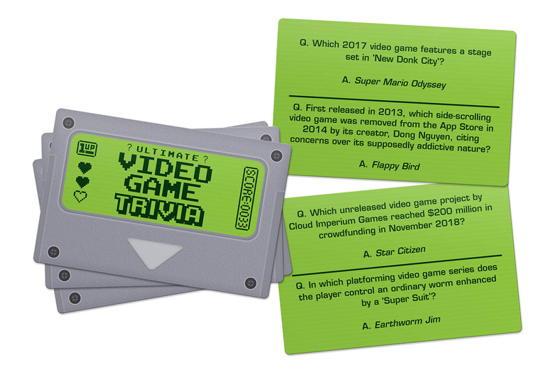 Ultimate Video Game Trivia Card Game | 300 Questions