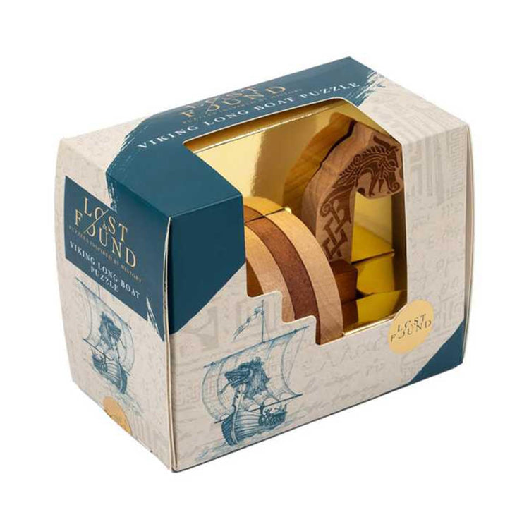 Viking Long Boat Wooden 3D Puzzle - Rebuild the Ship
