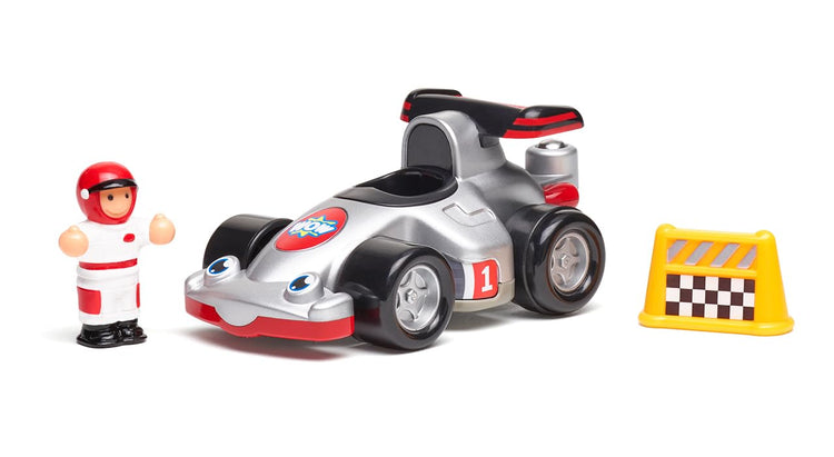 WOW Toys Richie Race Car Playset - Push & Go Racer