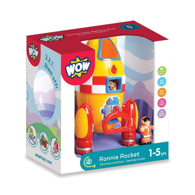 WOW Toys Ronnie Rocket - Countdown Blast-Off Space Mission
