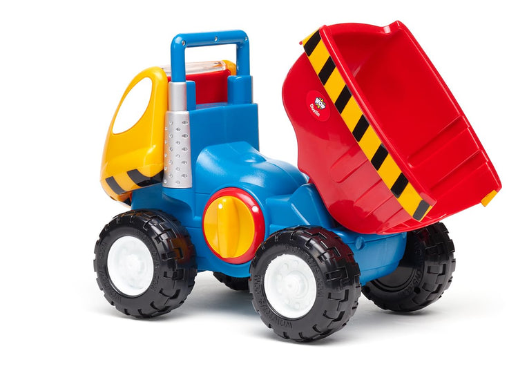 WOW Toys Dustin Dump Truck - Push & Go Tipping Bucket Action