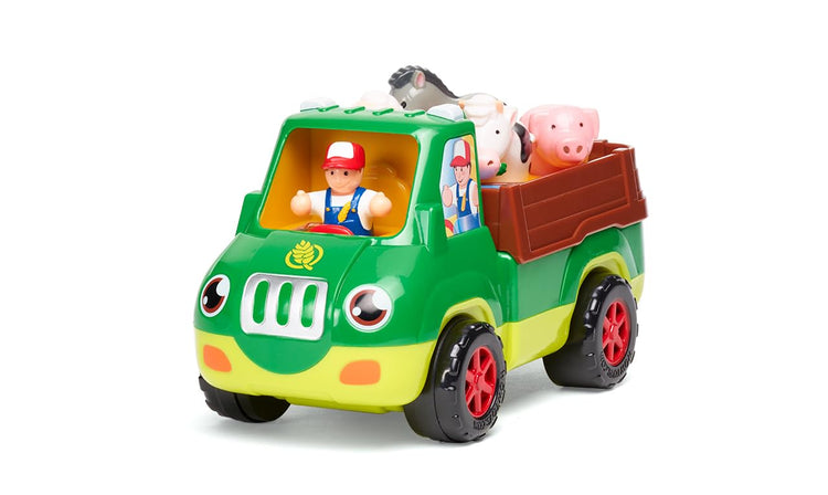WOW Toys Freddie Farm Truck - 6-Piece Push & Go Set