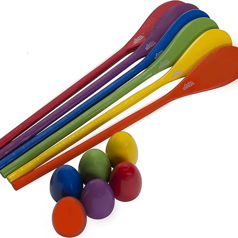 Ader Products 12 Pcs Egg Spoon Race Game Sets