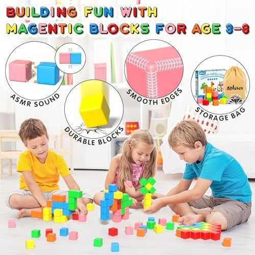 Apluses Magnetic Building Blocks Set (42 pcs)