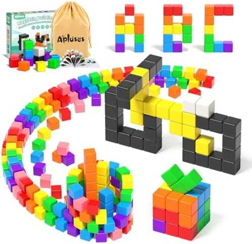 Apluses Magnetic Building Blocks Set (54 pcs)