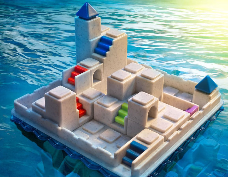 Atlantis Escape Compact Logic Game with 60 Challenges