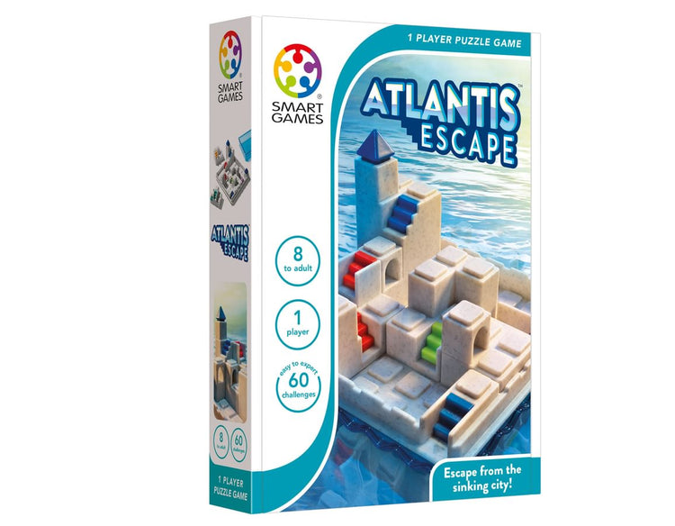Atlantis Escape Compact Logic Game with 60 Challenges