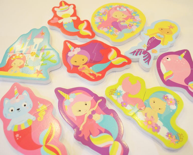 Mermaid Bath Puzzles - Magical Foam Fun by Buddy & Barney