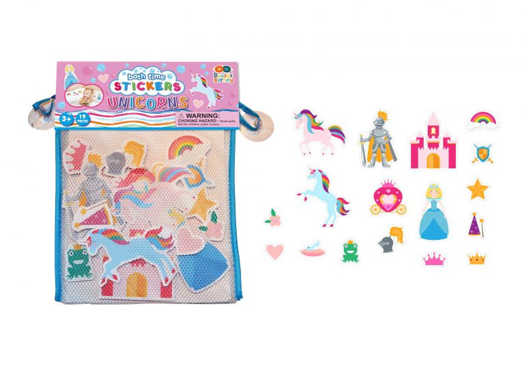 Unicorn Bath Stickers - Pocket Foam Fun by Buddy & Barney