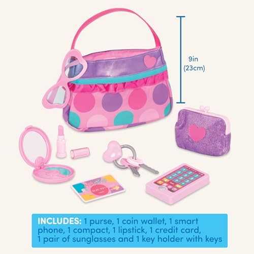 Battat Play Circle Makeup & Beauty Purse Set