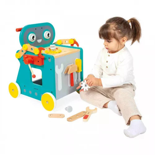 Janod Brico'Kids DIY Robot - 38-Piece Build-and-Play Set