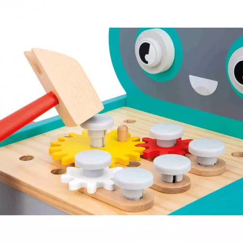 Janod Brico'Kids DIY Robot - 38-Piece Build-and-Play Set