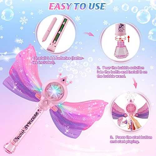 Britik LED Bubble Wand with Lights & Music
