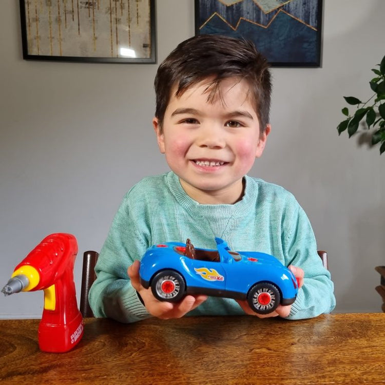 Build Your Own Racing Car - Drill-Powered Build by Buddy & Barney