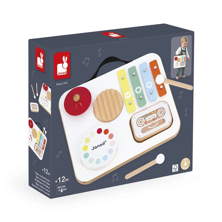 Janod Confetti Baby Music Station - First Musical Playground