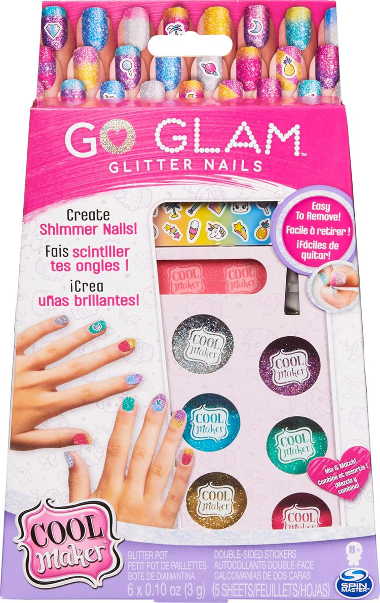 Cool Maker, Get Glitzy Glitter Nail Kit