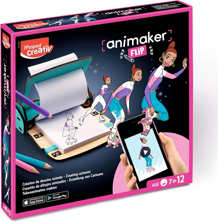 Maped Creativ Animaker Flip Pad - 4 Flipbooks Become GIFs